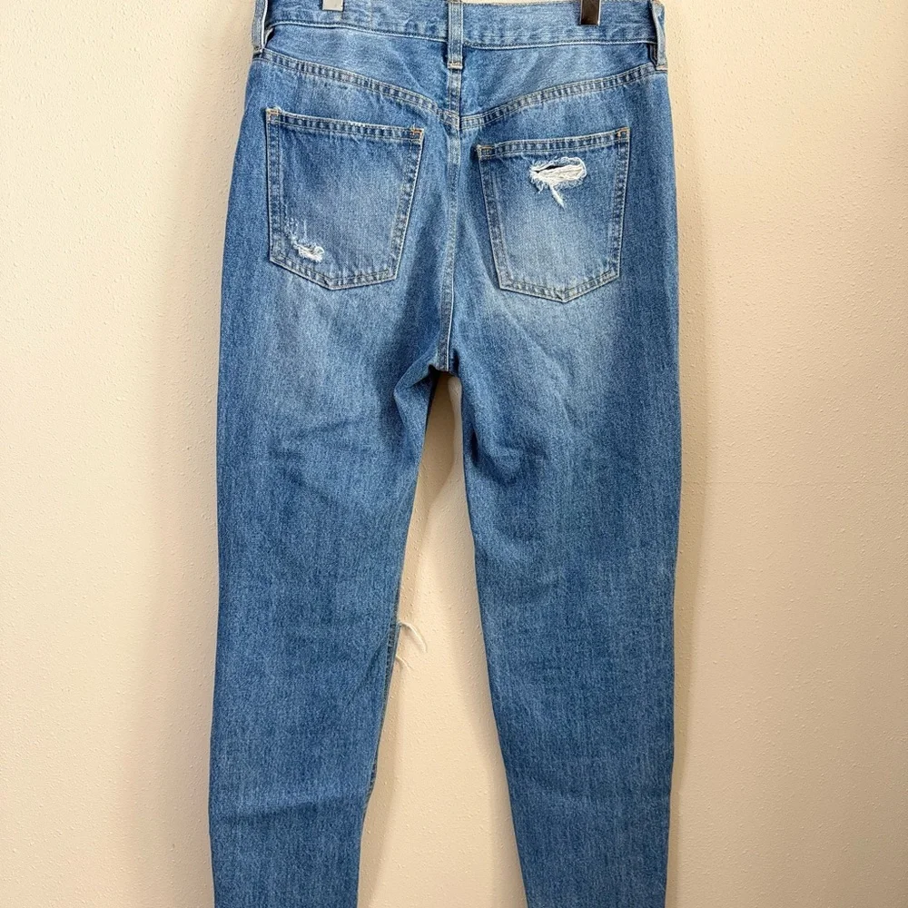 Free People We The Free Button Fly Distressed Jeans 26 Raw Hem - Picture 6 of 8